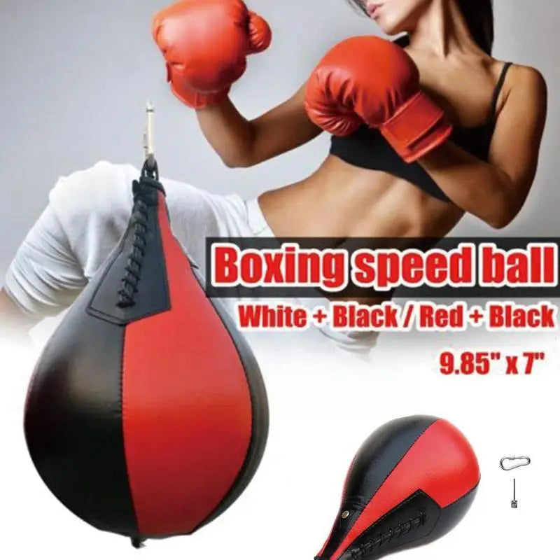 1pc Pu Material Pear-shaped Professional Fitness Ball Speed Equipment Boxing Training Boxer Supplies Gymnasium T1k8